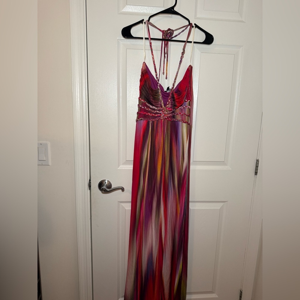 REVOLVE Sky Jolima Braided Halter Maxi Dress